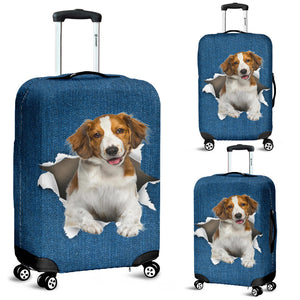 Kooikerhondje-Torn Paper Luggage Covers