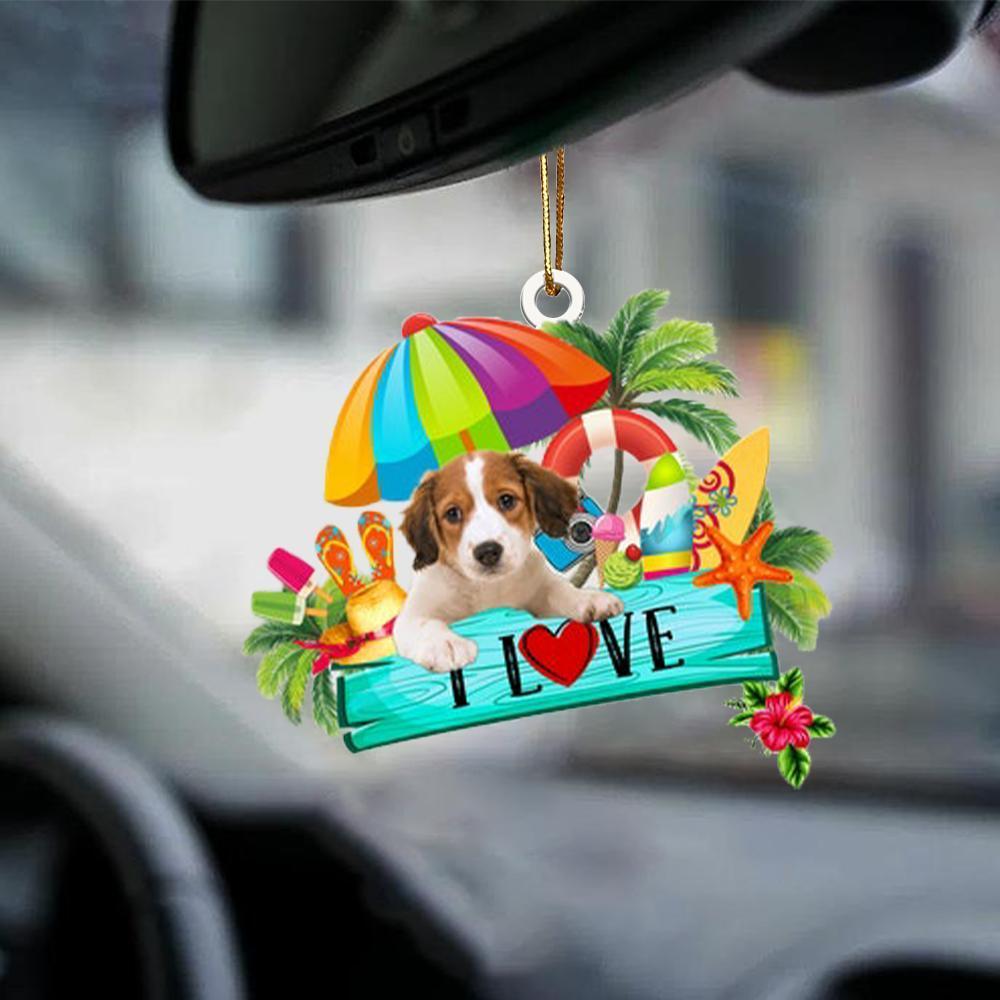 Kooikerhondje-I Love Summer-Two Sided Ornament