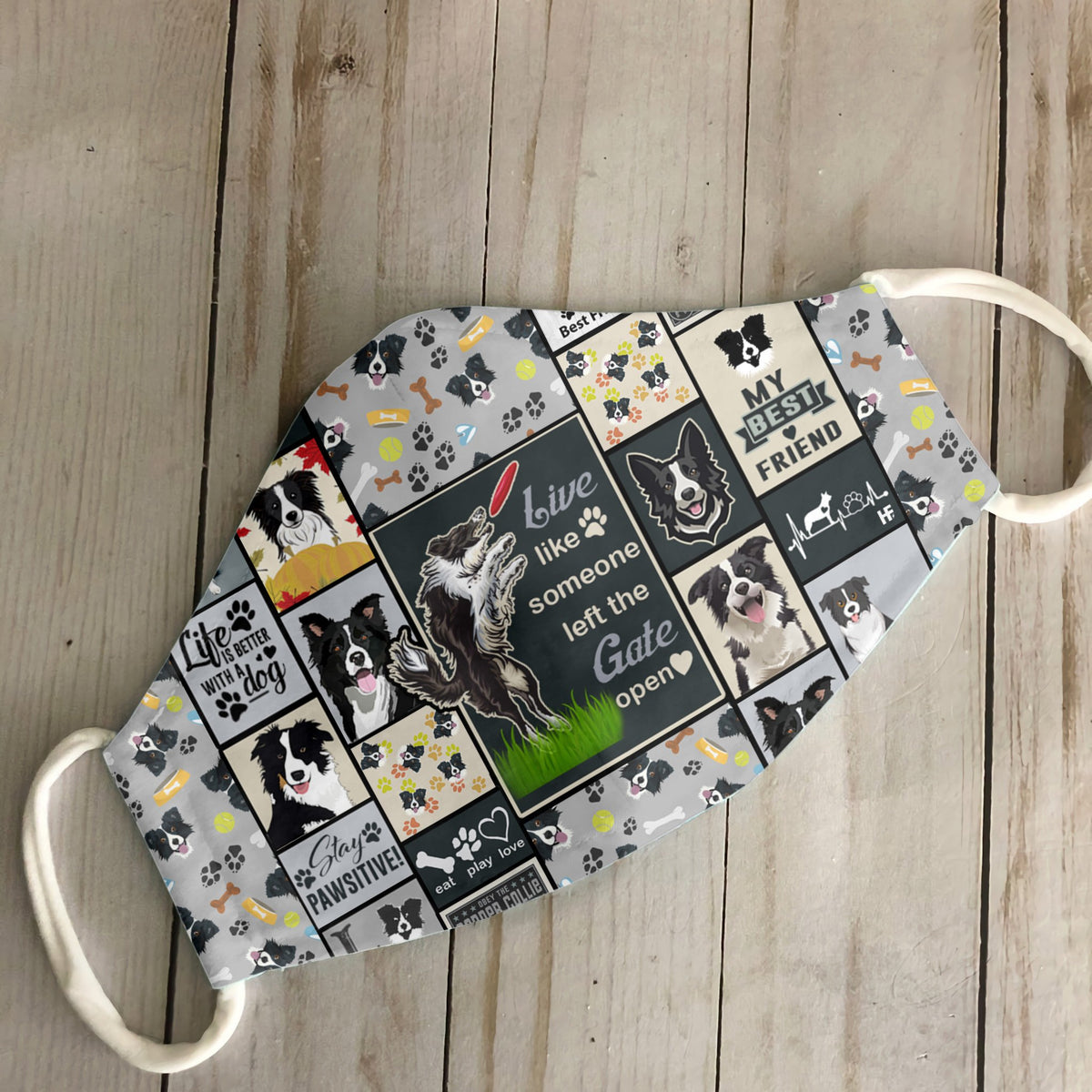 LIVE LIKE SOMEONE LEFT THE GATE OPEN EZ15 2207 Face Mask