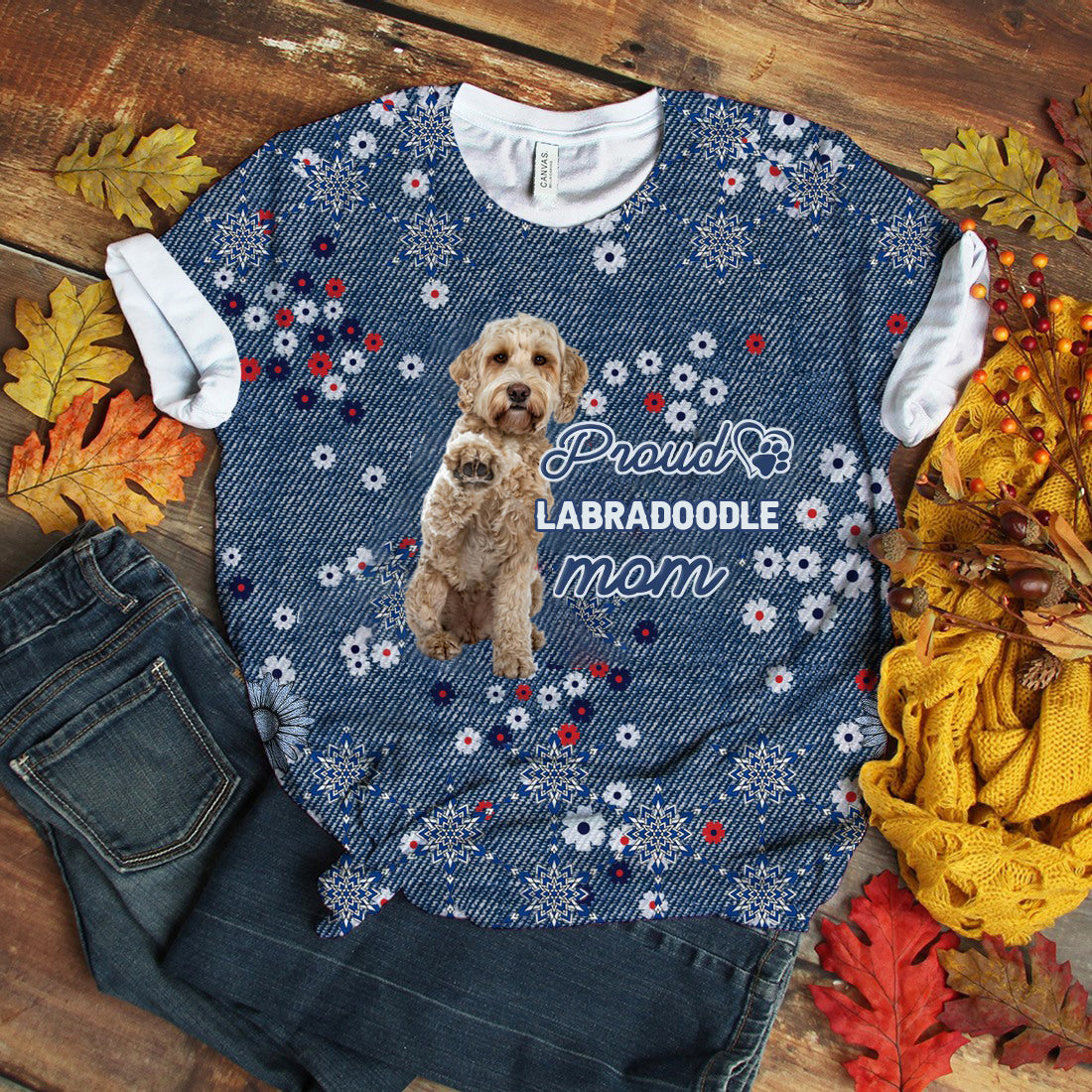 Labradoodle-Pround Mom T-shirt