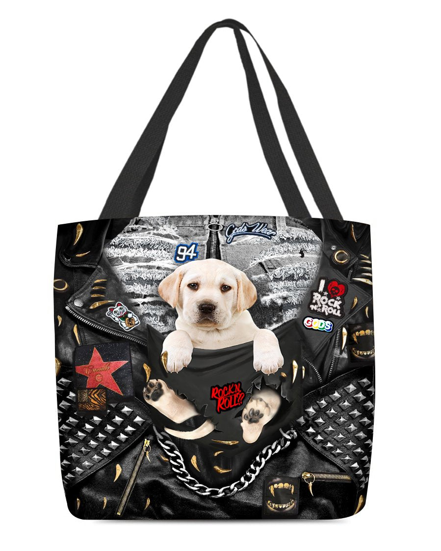 Labradoole-Rock Dog-Cloth Tote Bag