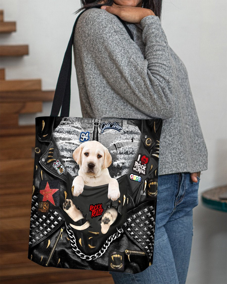 Labradoole-Rock Dog-Cloth Tote Bag