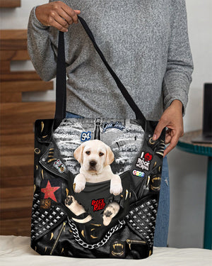 Labradoole-Rock Dog-Cloth Tote Bag