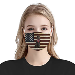 Labrador American Flag EZ03 1105 Face Mask
