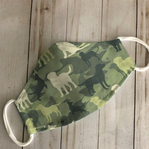 Labrador Camo Pattern Army EZ16 0907 Face Mask