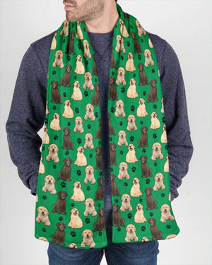 Labrador-Paw Dog Scarf