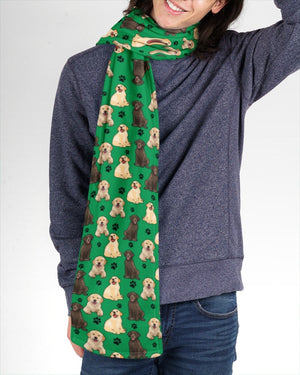 Labrador-Paw Dog Scarf