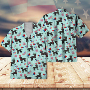 Labrador Retriever Firework Independence Day Shirt