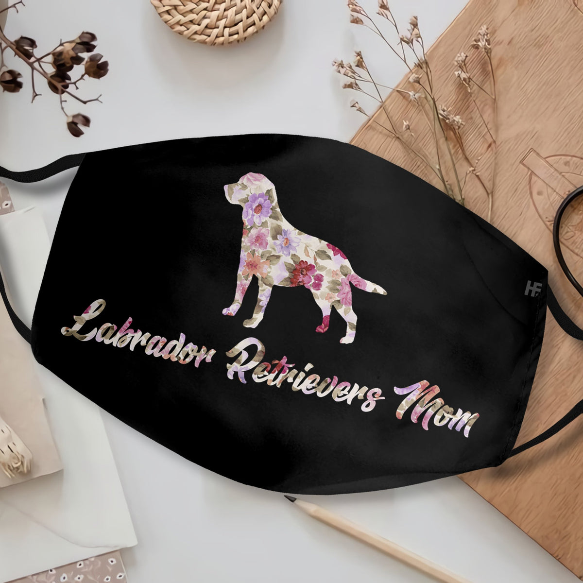 Labrador Retrievers Mom EZ16 1008 Face Mask