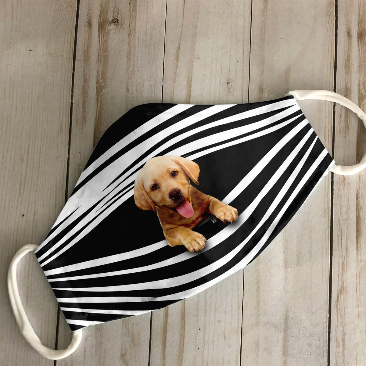 Labrador Retrievers Stripes EZ16 1807 Face Mask