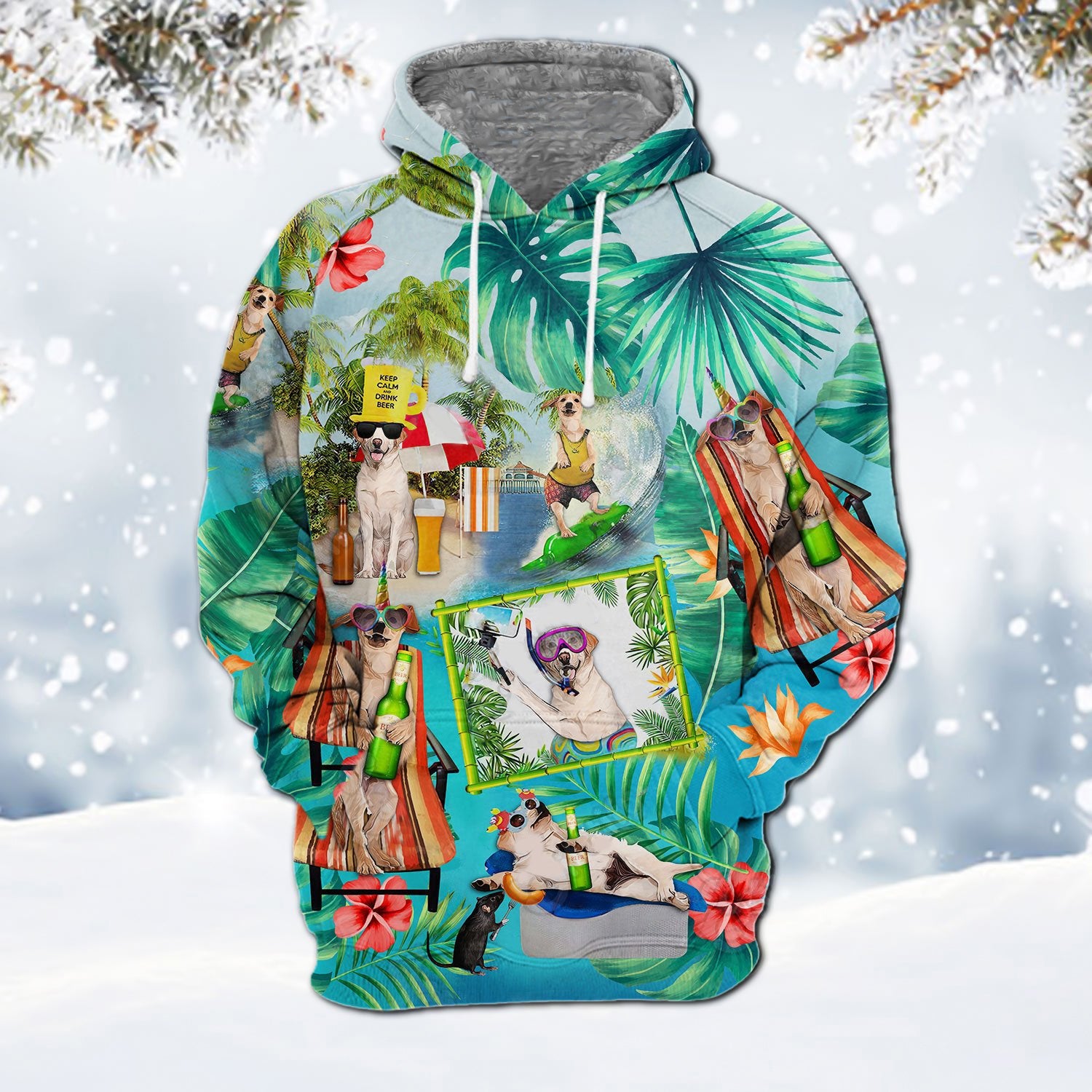 Labrador 1-Surfing Hoodie
