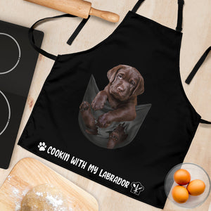Labrador2 Cookin' With Me Apron
