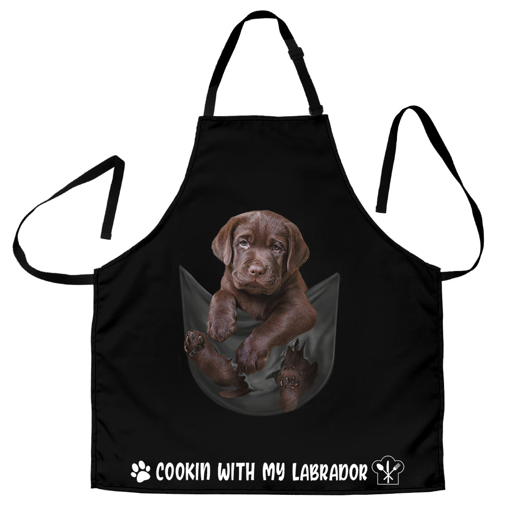 Labrador2 Cookin' With Me Apron