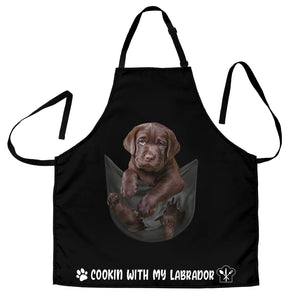 Labrador2 Cookin' With Me Apron
