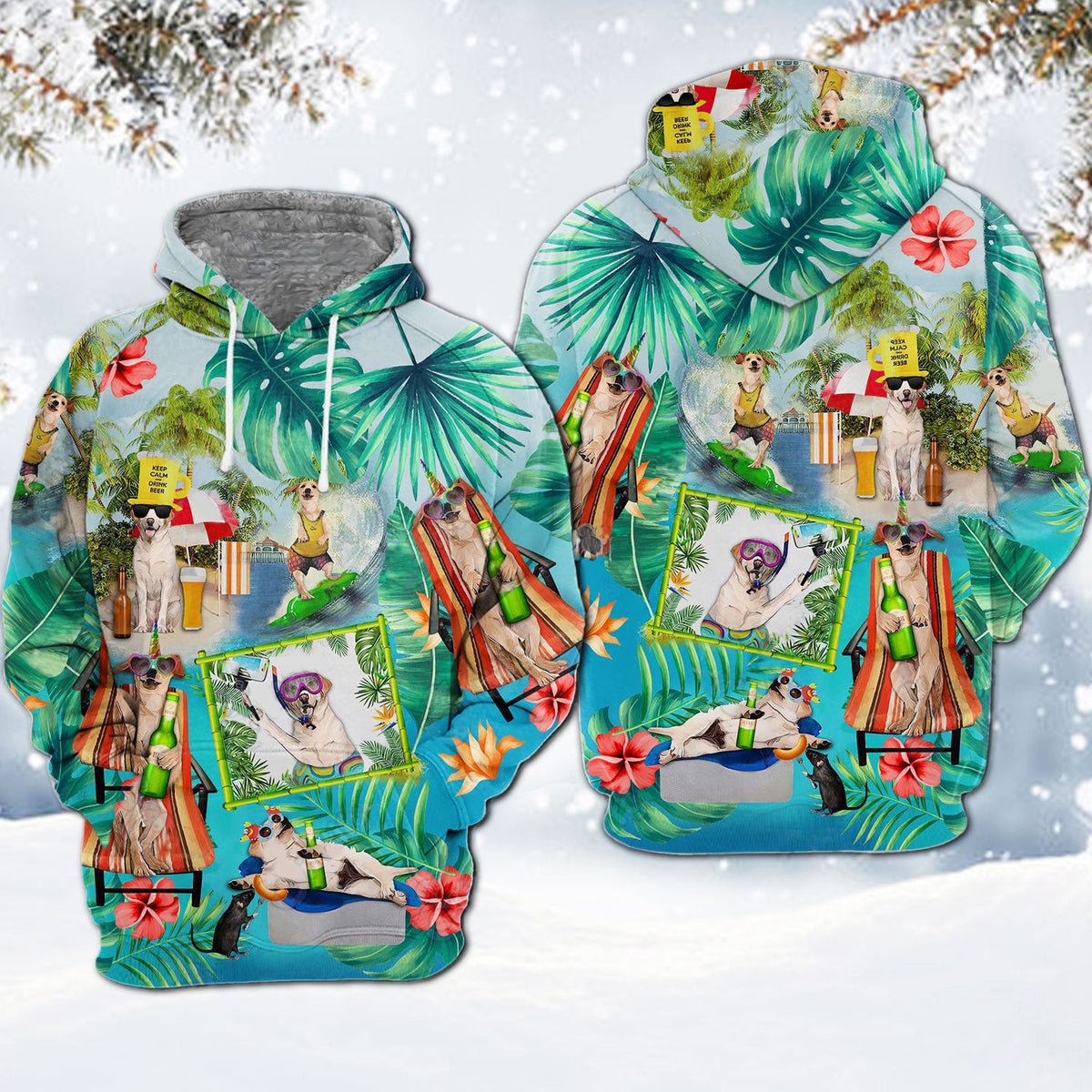 Labrador 1-Surfing Hoodie
