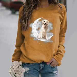 Labrador 3 -Sit On The Moon- Premium Sweatshirt