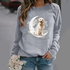 Labrador 3 -Sit On The Moon- Premium Sweatshirt