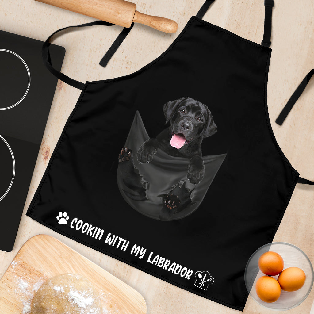 Labrador3 Cookin' With Me Apron