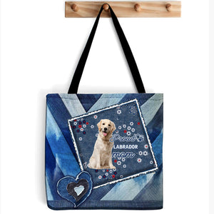 Labrador 3 Pround Mom2-Cloth Tote Bag