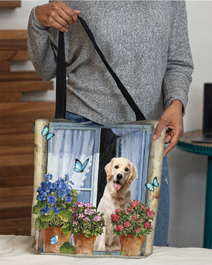 Labrador 3 Today I Choose Joy-Cloth Tote Bag