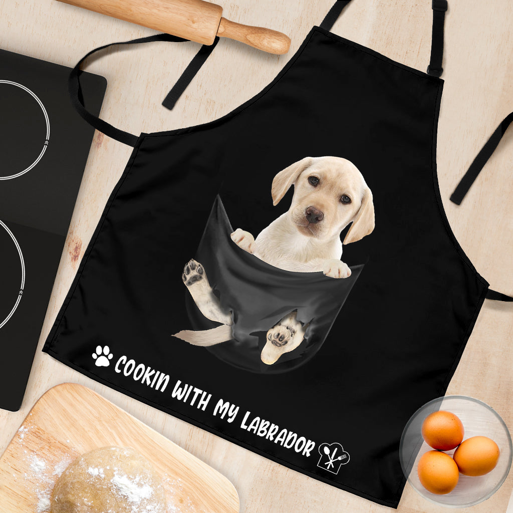Labrador Cookin' With Me Apron