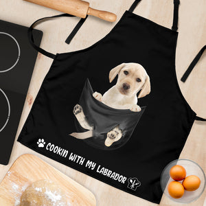 Labrador Cookin' With Me Apron