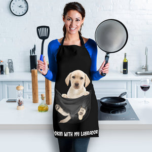 Labrador Cookin' With Me Apron