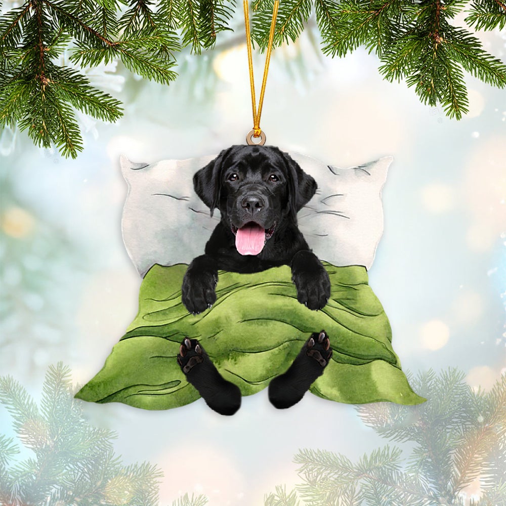 Labrador Retriever-Sleep time Two Sides Ornament