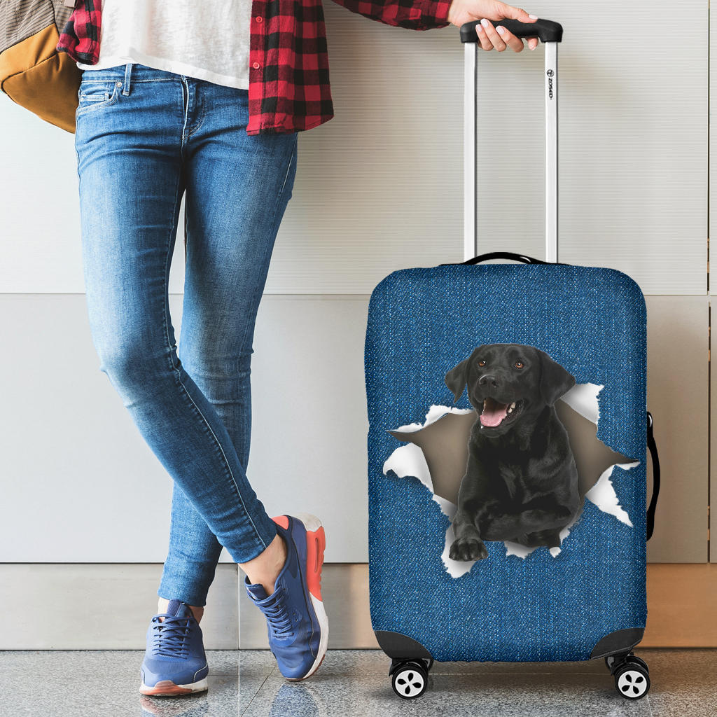 Labrador Retriever 2-Torn Paper Luggage Covers