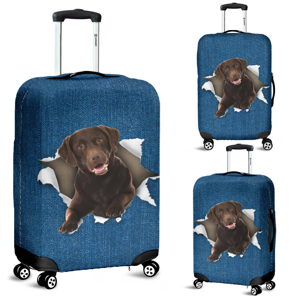 Labrador Retriever 3-Torn Paper Luggage Covers