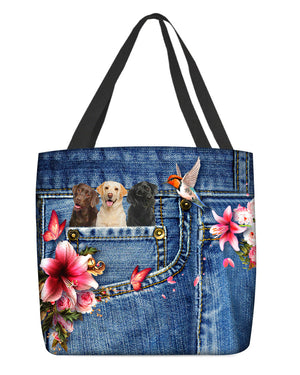 Labrador Retriever-Lily Cloth Tote Bag