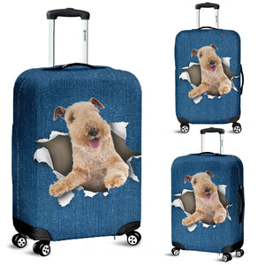 Lakeland Terrier-Torn Paper Luggage Covers