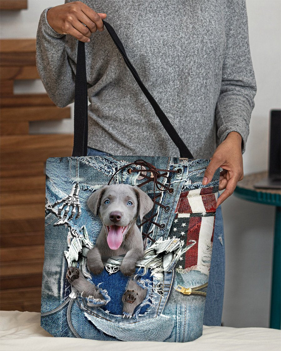 Lavado-Ripped Jeans-Cloth Tote Bag