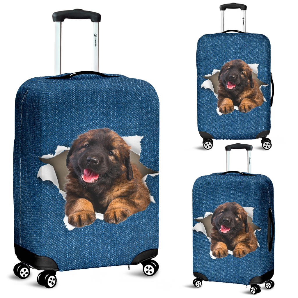 Leonberger-Torn Paper Luggage Covers