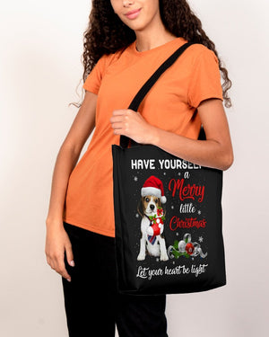 Little Christmas-Beagle 1-Cloth Tote Bag