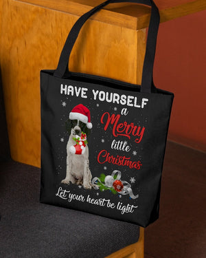 Little Christmas-English Springer Spaniel 2-Cloth Tote Bag