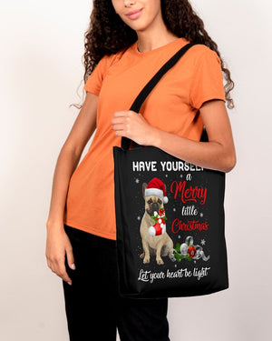 Little Christmas-FAWN French Bulldog-Cloth Tote Bag