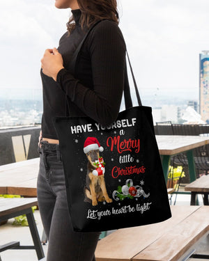 Little Christmas-German Shepherd 1-Cloth Tote Bag