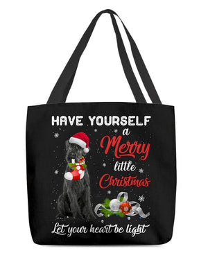 Little Christmas-Giant Schnauzer-Cloth Tote Bag