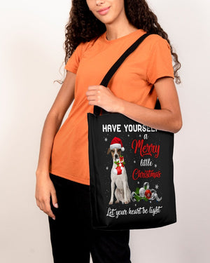 Little Christmas-Jack Russell Terrier 1-Cloth Tote Bag