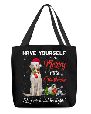 Little Christmas-YELLOW Labrador-Cloth Tote Bag