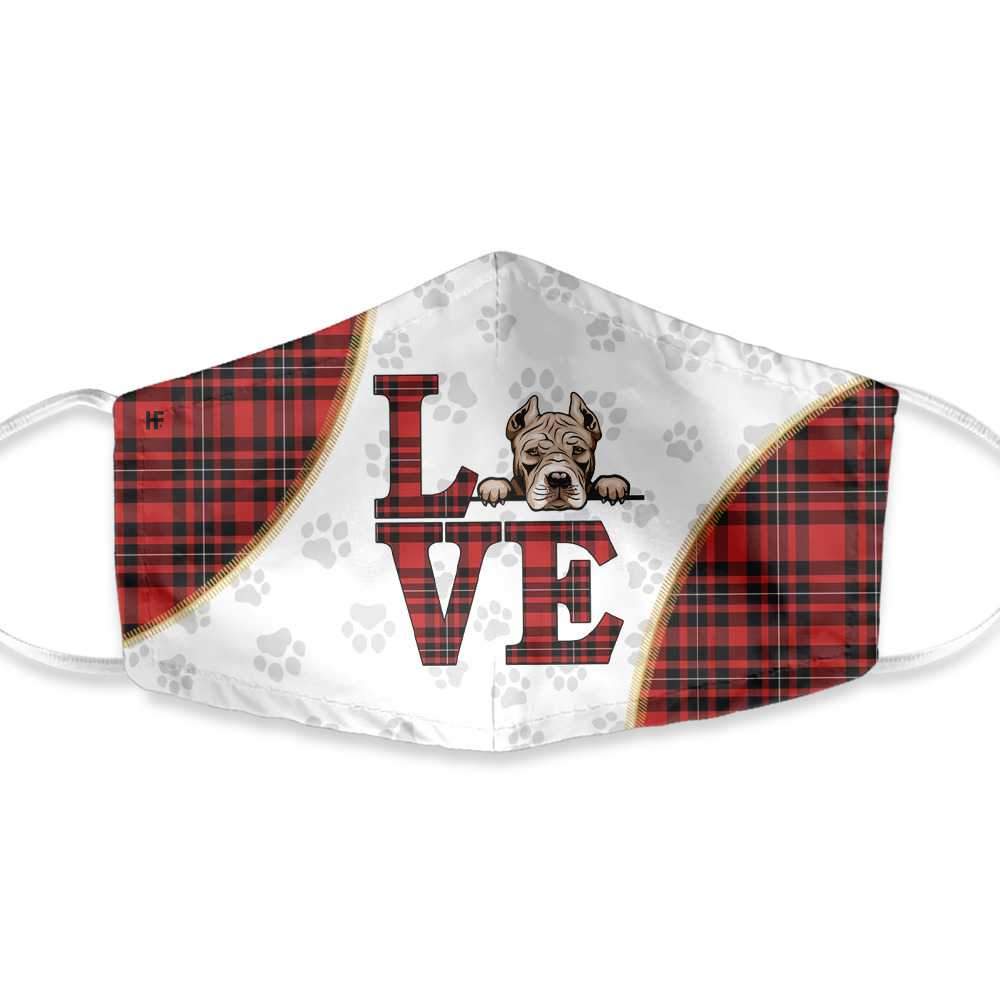 Love Pitbull EZ16 1803 Face Mask
