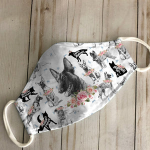 Malinois Floral Vintage EZ07 0207 Face Mask