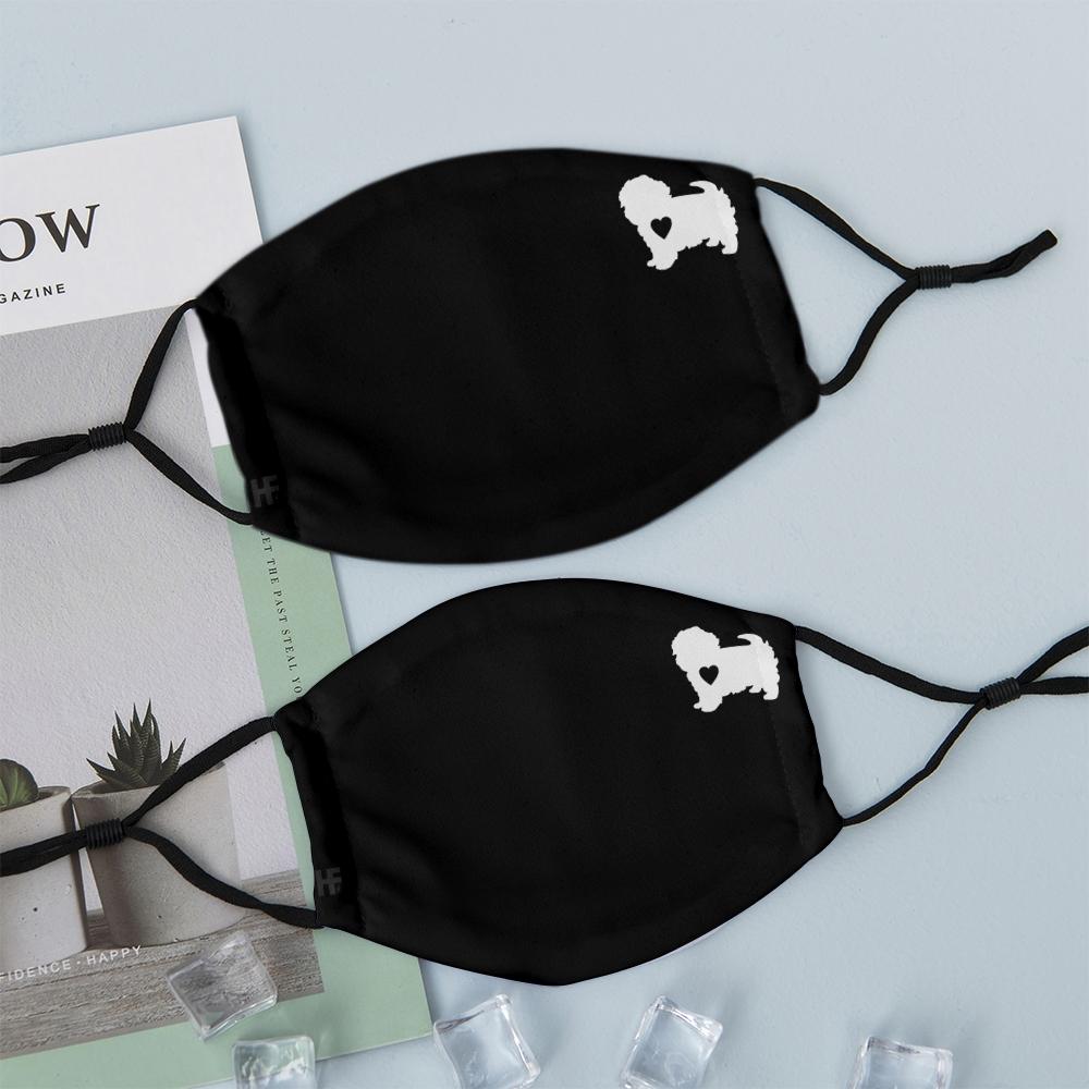 Maltese Heart EZ07 2008 Face Mask