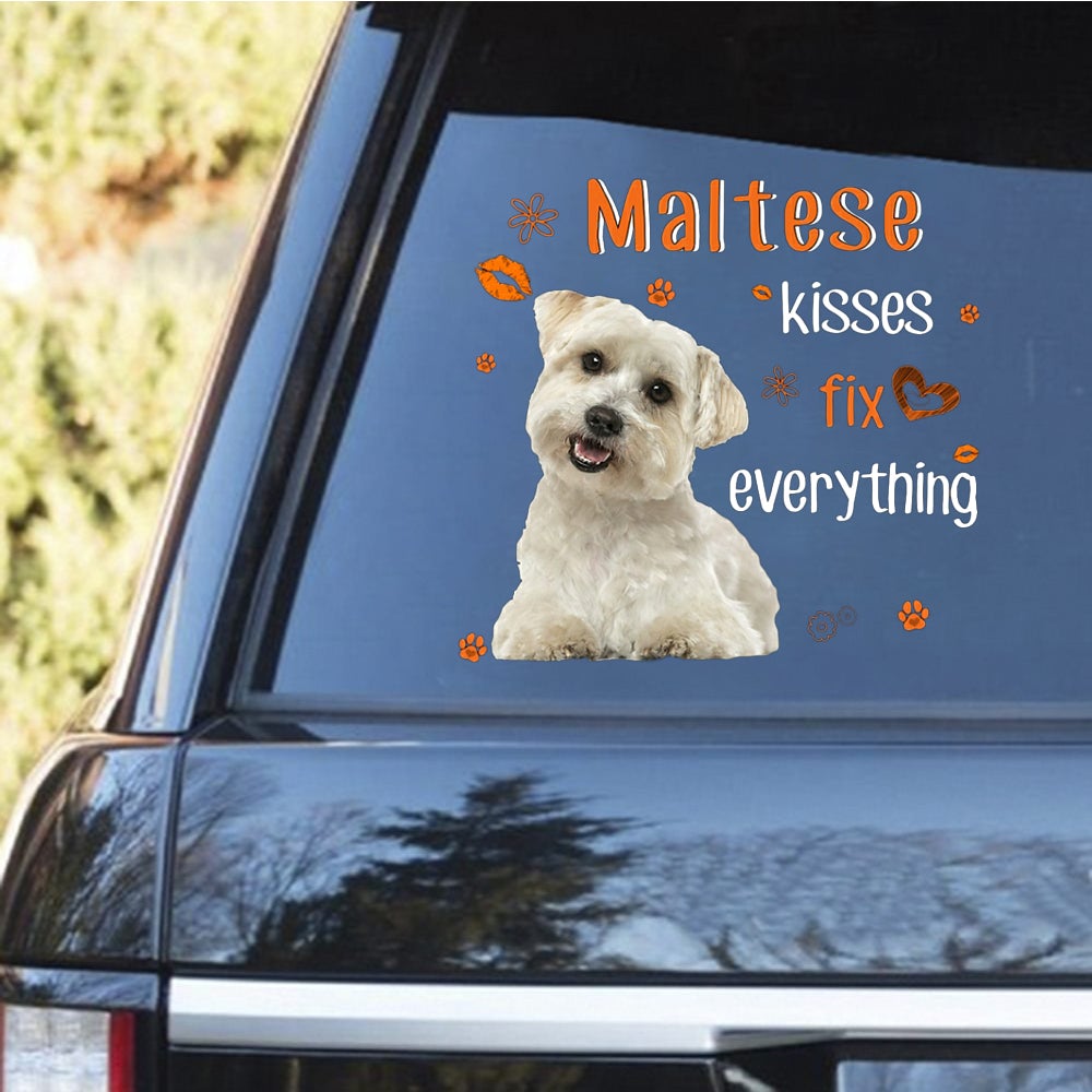 Maltese-Kiss Fix Everything Decal