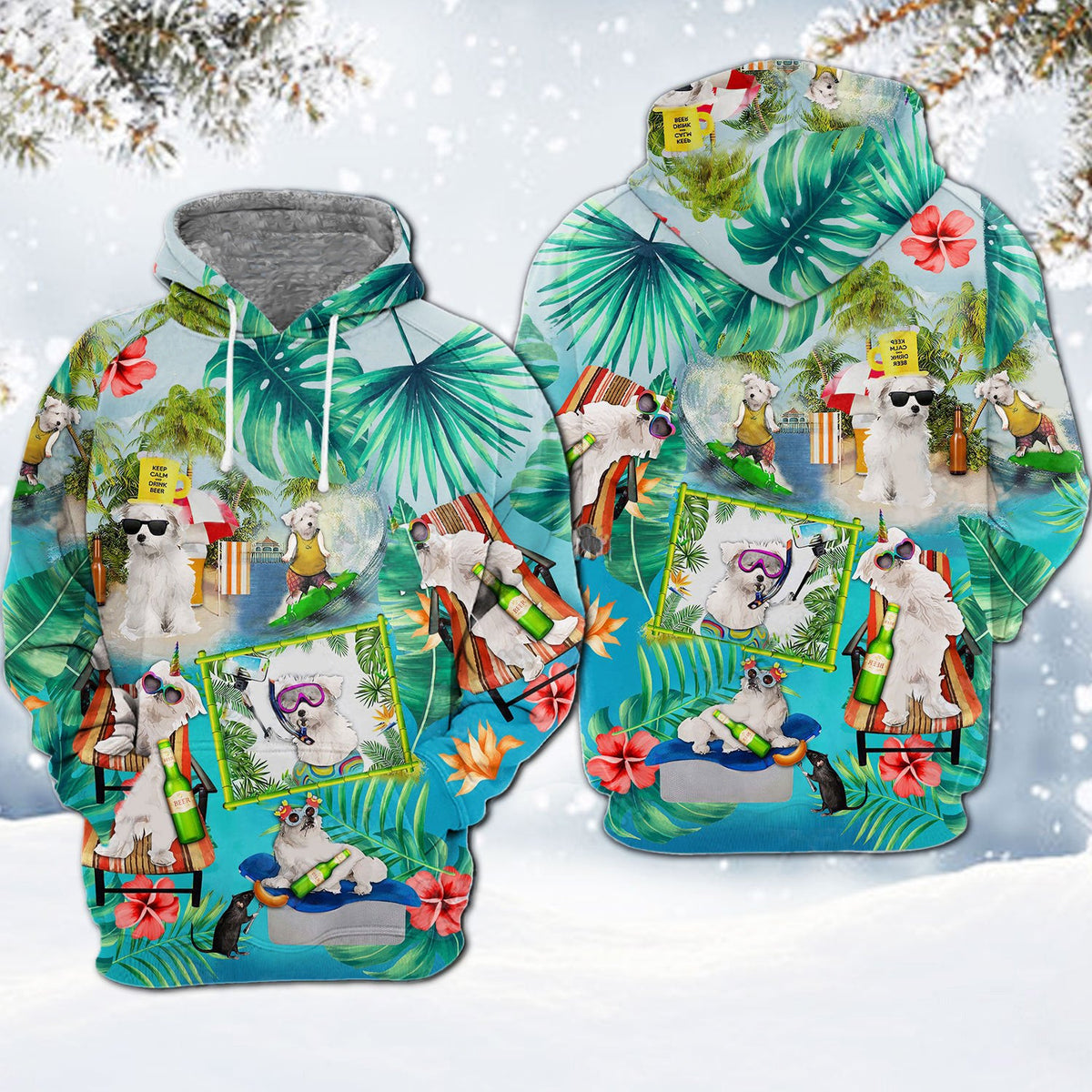 Maltese 1-Surfing Hoodie