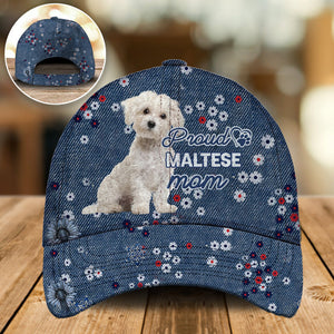 Maltese-Pround mom-Cap