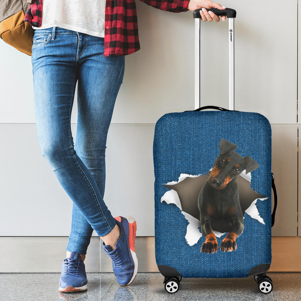 Manchester Terrier-Torn Paper Luggage Covers