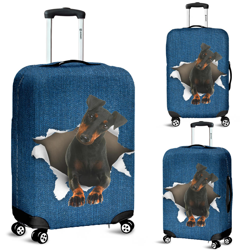Manchester Terrier-Torn Paper Luggage Covers