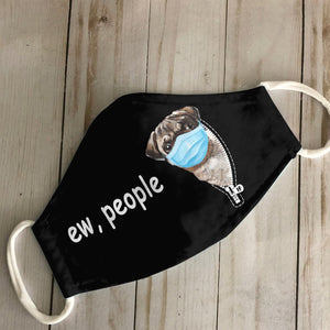 Mask Pug Ew People EZ12 0207 Face Mask